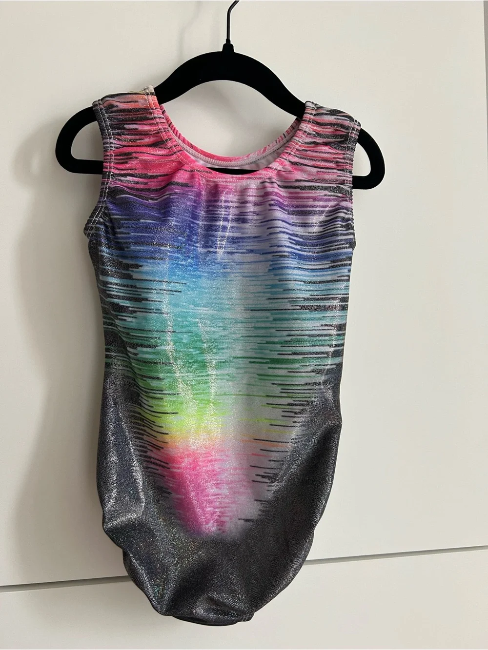 Girls' Multicolor Ombre Dance Gymnastics Leotard - 130 (7/8)